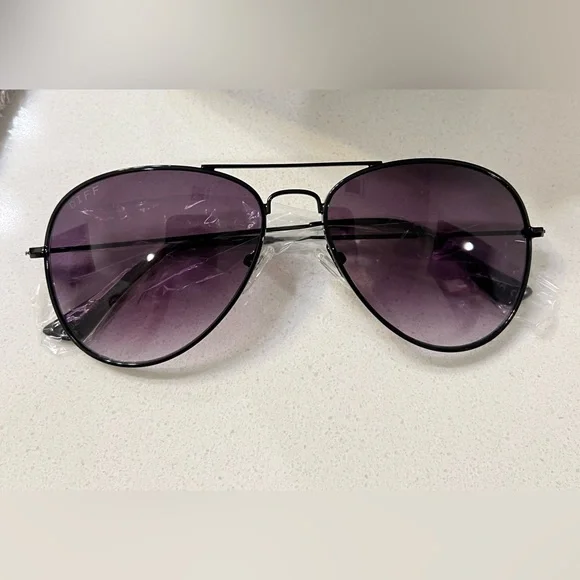 Diff Eyewear | Accessories | Diff Eyewear Cruz Black Aviator  display picture 1